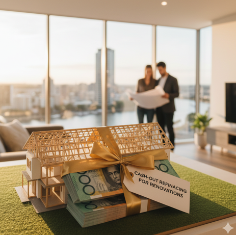 Cash-out refinancing for renovations Brisbane